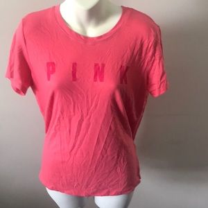 Pink Victoria’s Secret short sleeve tee size m
